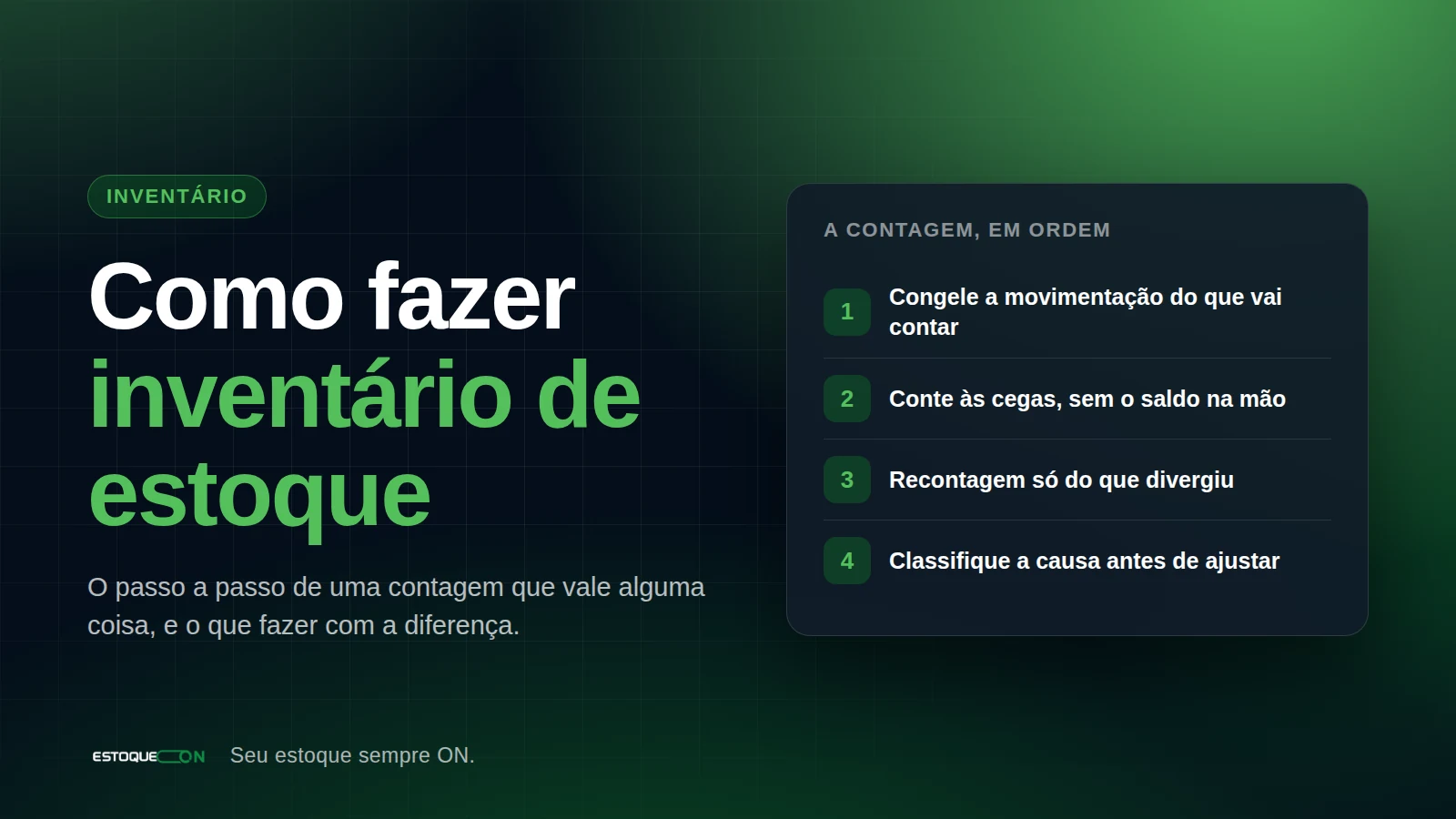 Relatórios do EstoqueOn com o valor do estoque e as movimentações do período